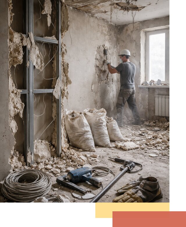 Профессиональный демонтаж зданий и конструкций в Усинске