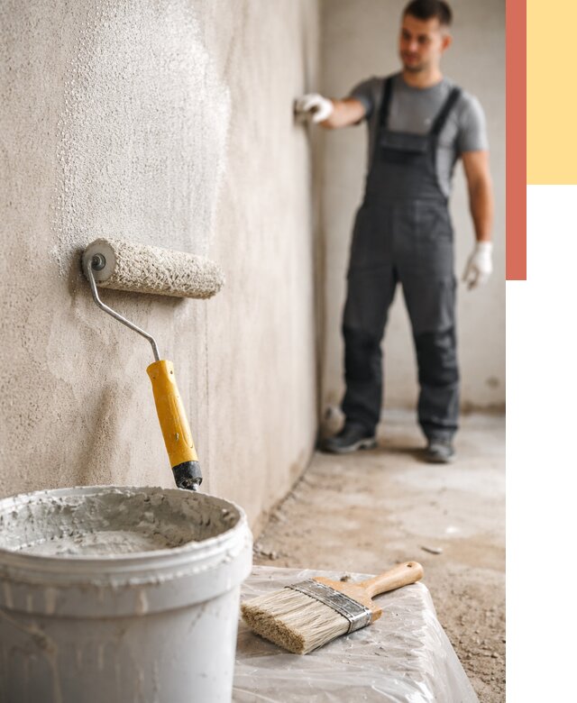 Нанесение бетоноконтакта на стены в Усинске от 4300 руб. быстро и недорого | ОТДЕЛОЧНИК-Снс