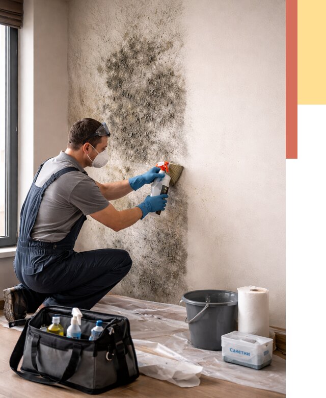 Удаление плесени со стен в Усинске от 2201 руб. — быстро и недорого | ОТДЕЛОЧНИК-Снс