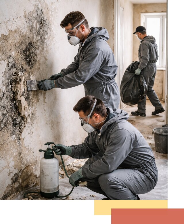 Удаление плесени со стен профессионально в Усинске