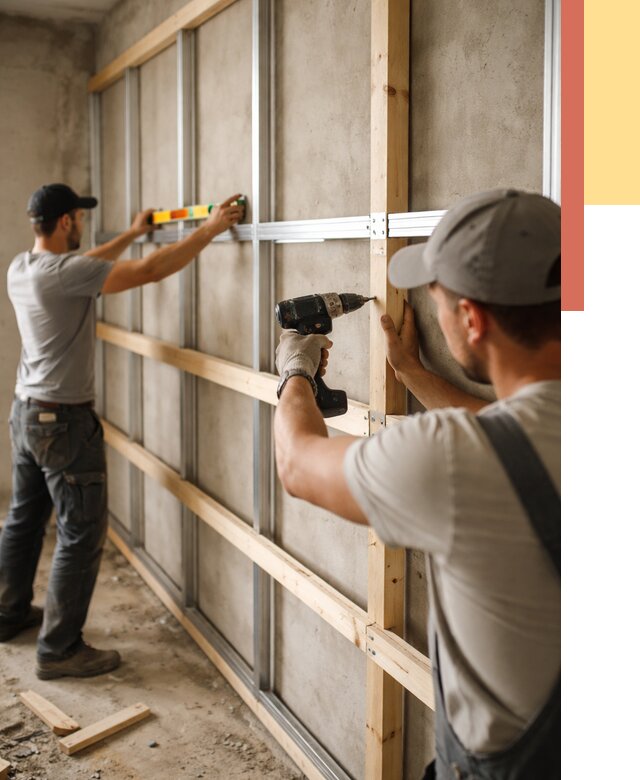 Устройство обрешетки под панели в Усинске от 2150 руб. — монтаж под ключ | ОТДЕЛОЧНИК-Снс