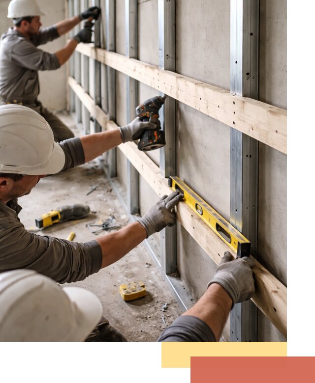 Устройство обрешетки под панели в Усинске