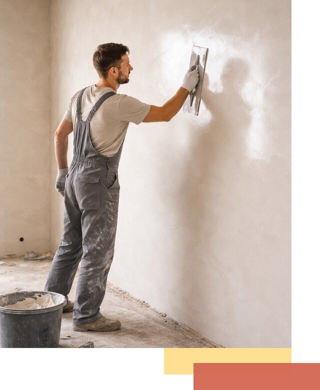 Глянцевание штукатурки стен в Усинске профессионально и быстро