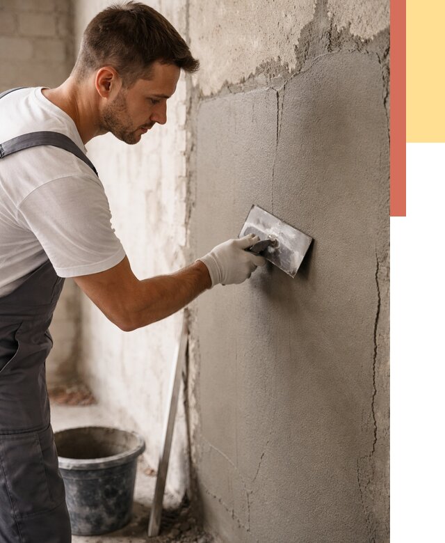 Штукатурка стен под плитку в Усинске от 4300 руб./м2 — выравнивание под плитку | ОТДЕЛОЧНИК-Снс