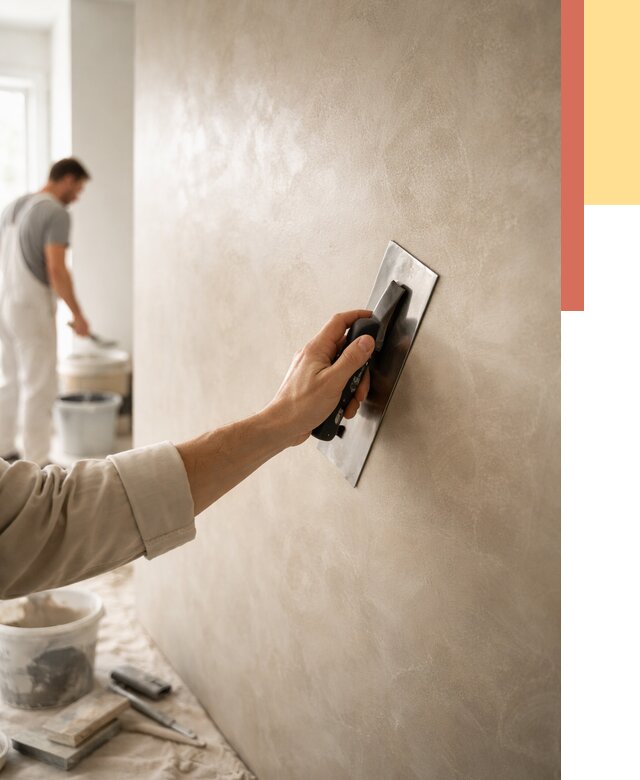 Венецианская штукатурка в Усинске от 3583 руб/м² — нанесение стен под ключ | ОТДЕЛОЧНИК-Снс