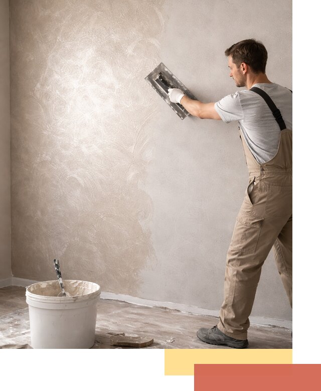 Декоративная штукатурка «Мокрый шелк» под ключ в Усинске