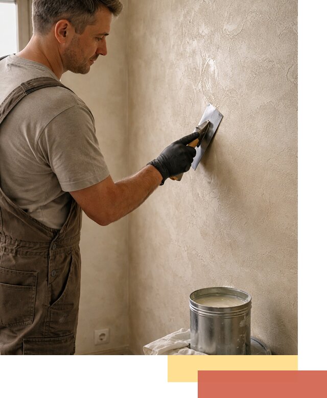 Нанесение воска на штукатурку в Усинске для защиты и блеска