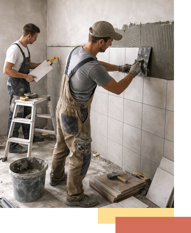 Укладка плитки на стены в Усинске профессионально и надежно