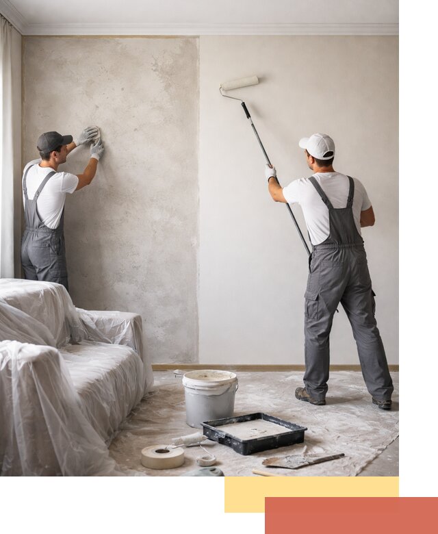 Покраска стен антивандальной краской в Усинске