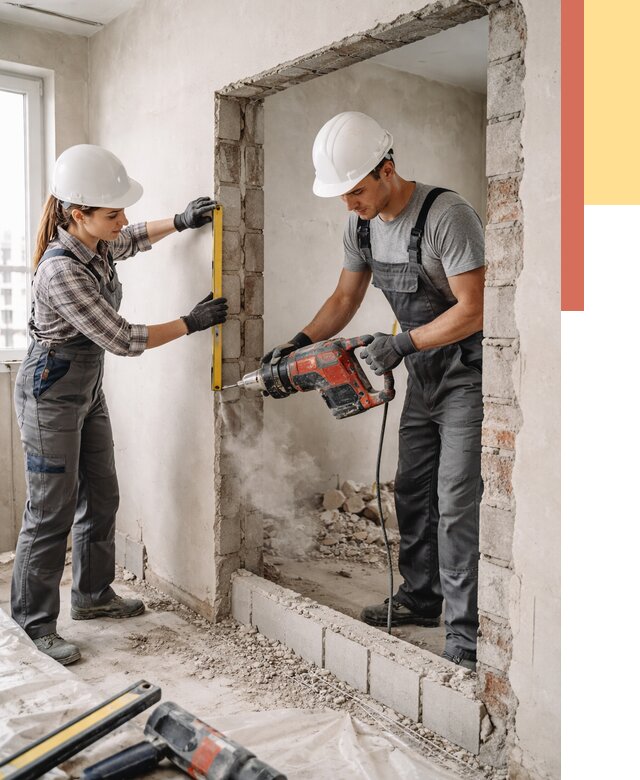 Создание проемов в стенах в Усинске от 6655 руб. — алмазная резка и расширение | ОТДЕЛОЧНИК-Снс