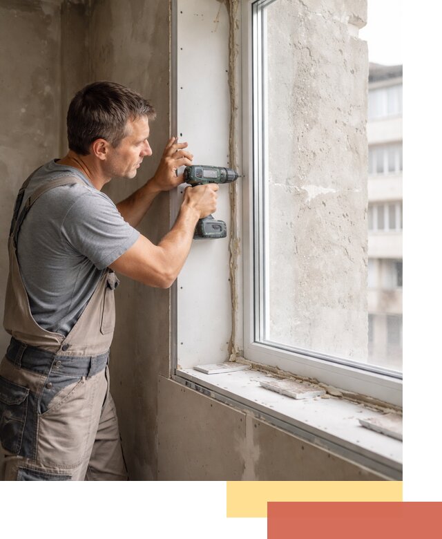 Монтаж гипсокартонных откосов в Усинске под ключ