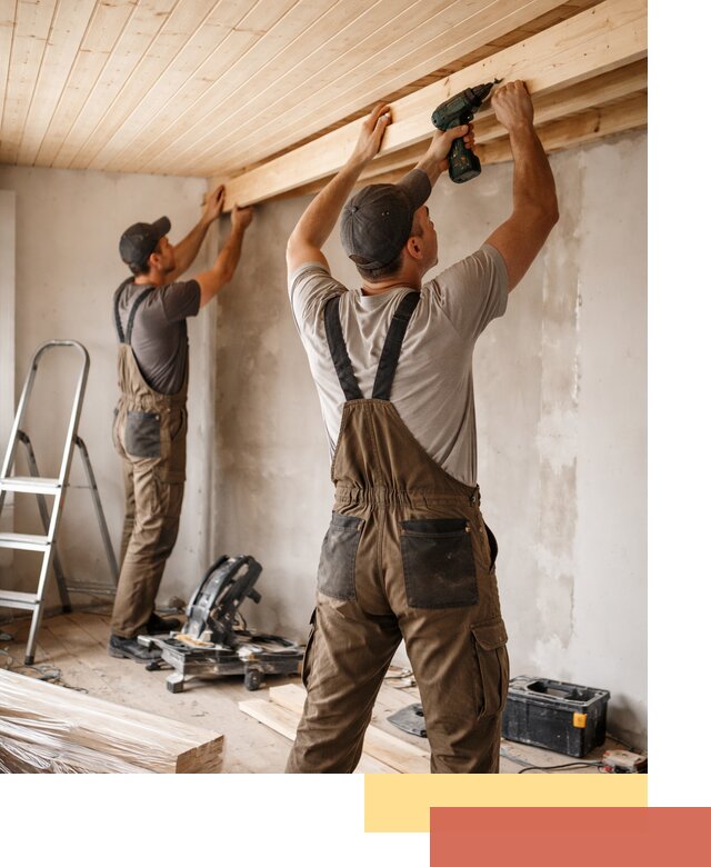 Монтаж потолка из вагонки в Усинске профессионально и аккуратно