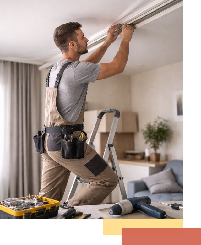 Ремонт натяжных потолков в Усинске — качественно и оперативно