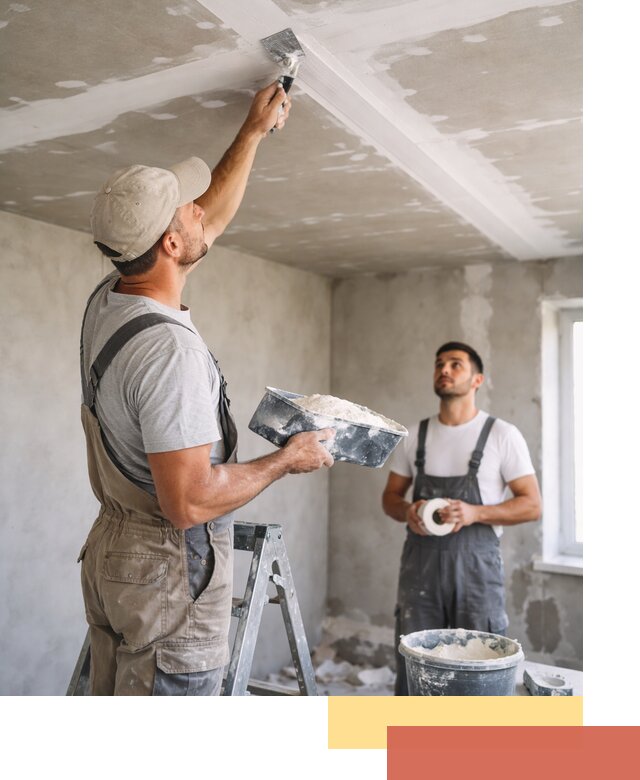 Обработка швов потолка ГКЛ в Усинске: качественная заделка и шпатлевка