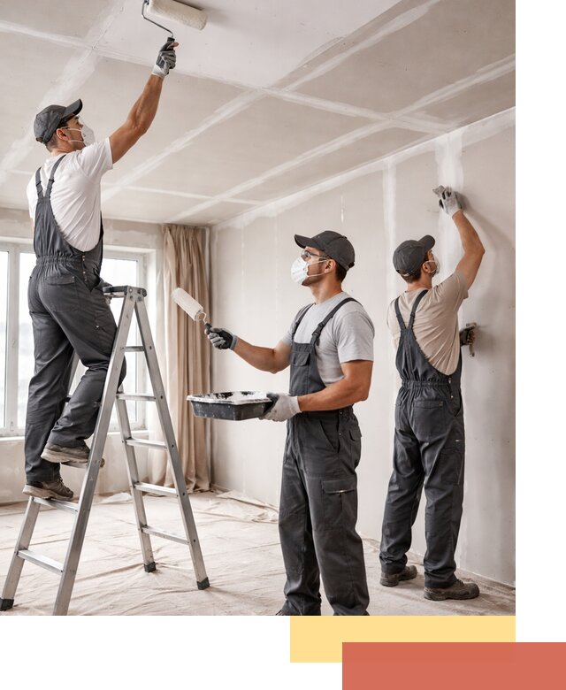 Покраска потолка из гипсокартона в Усинске качественно и недорого