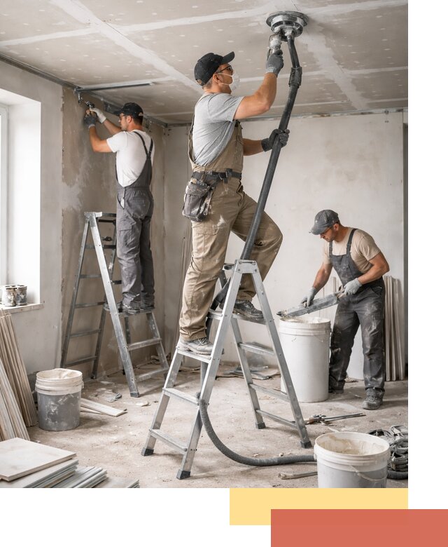 Ремонт потолка из гипсокартона в Усинске: быстрый и качественный монтаж