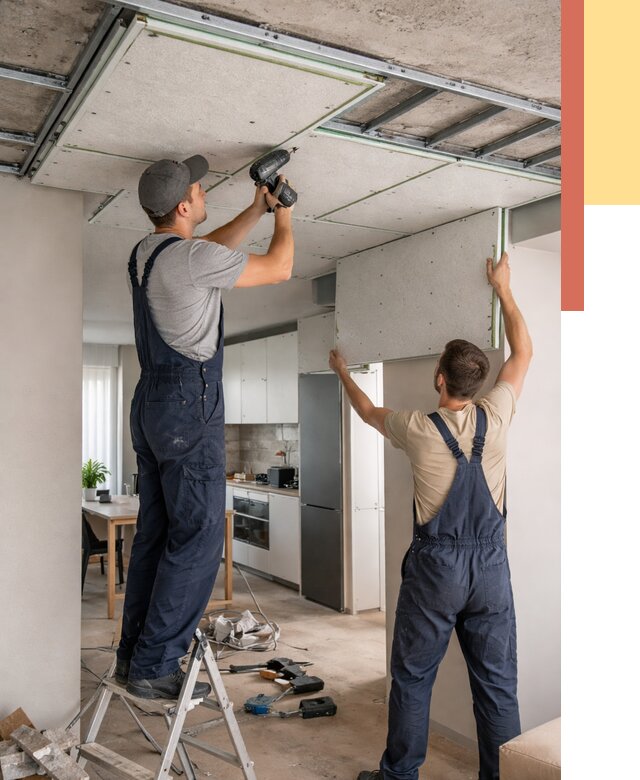 Шумоизоляция потолка панелями зипс в Усинске от 1894 руб. под ключ | ОТДЕЛОЧНИК-Снс